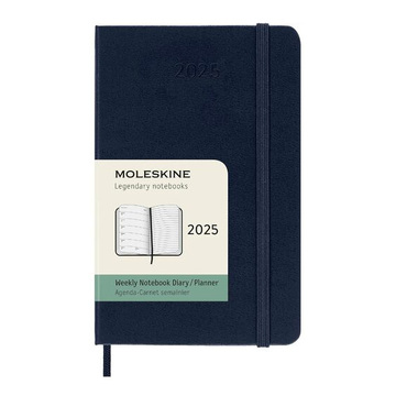 2025 ΗΜΕΡΟΛΟΓΙΟ MOLESKINE LARGE (13x21cm) HARD COVER SAPPHIRE BLUE WEEKLY DIARY (ΕΒΔΟΜΑΔΙΑΙΟ ΗΜΕΡΟΛΟΓΙΟ ΕΤΟΥΣ)