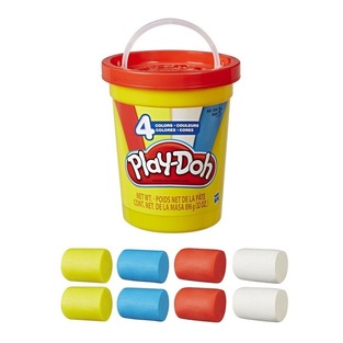 HASBRO PLAY DOH SUPER CAN ΚΟΥΒΑΔΑΚΙ ΜΕ 4 ΧΡΩΜΑΤΑ ΚΟΚΚΙΝΟ ΚΑΠΑΚΙ 896gr 81950450