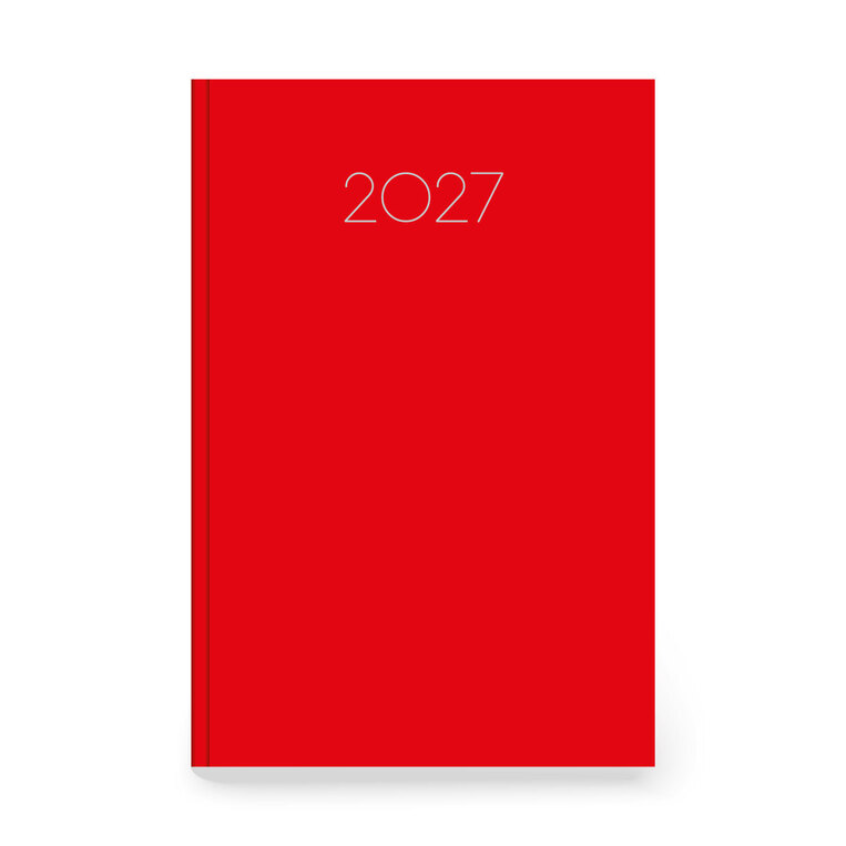 2027 ΗΜΕΡΟΛΟΓΙΟ ΗΜΕΡΗΣΙΟ SIMPLE 17x25cm ΚΟΚΚΙΝΟ 355765 (ΤΡΙΠΕΡΙΝΑΣ)