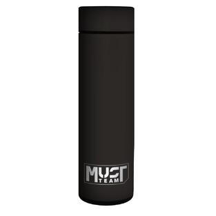 MUST ΘΕΡΜΟΣ ΑΝΟΞΕΙΔΩΤΟΣ 500ml ΜΕ ΕΝΔΕΙΞΗ ΘΕΡΜΟΚΡΑΣΙΑΣ LED ΚΑΙ RUBBER ΥΦΗ ΜΑΥΡΟ 586004