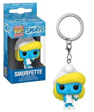 FUNKO POCKET POP THE SMURFS SMURFETTE VINYL FIGURE KEYCHAIN