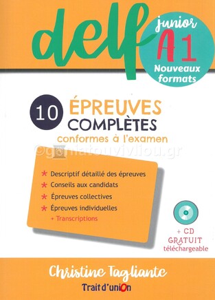 NOUVEAUX DELF JUNIOR A1 10 EPREUVES COMPLETES (EDITION 2022)