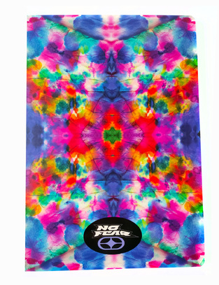 BACK ME UP NO FEAR ΤΕΤΡΑΔΙΟ ΚΑΡΦΙΤΣΑ 17x25cm 40φ COLOR TIE DYE ΡΟΖ ΜΕ ΜΠΛΕ 34821400