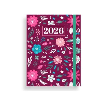 2026 ΗΜΕΡΟΛΟΓΙΟ ΗΜΕΡΗΣΙΟ 12x17cm RIVER ΜΕ ΛΑΣΤΙΧΟ ΜΠΟΡΝΤΩ 587116 (TESORO)