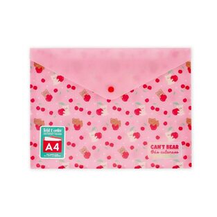 LEGAMI ΦΑΚΕΛΟΣ ΜΕ ΚΟΥΜΠΙ ΠΛΑΣΤΙΚΟΣ A4 (21x29,7cm) TEDDY CHERRY PFB0004