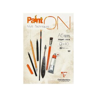 CLAIREFONTAINE ΜΠΛΟΚ ΣΧΕΔΙΟΥ A5 (14,8x21cm) 40φ 250gr CF96538C