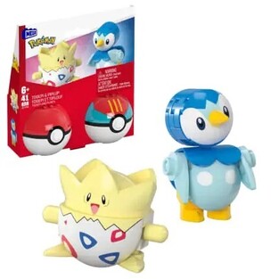 MATTEL MEGA POKEMON POKEBALLS TOGEPI AND PIPLUP HXP11 / JCT44