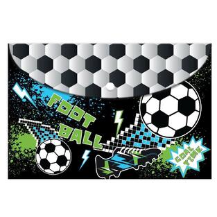MUST ΦΑΚΕΛΟΣ ΜΕ ΚΟΥΜΠΙ ΠΛΑΣΤΙΚΟΣ A4 (21x29,7cm) FOOTBALL 585661