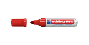 EDDING 550 2 ΜΑΡΚΑΔΟΡΟΣ ΑΝΕΞΙΤΗΛΟΣ ΚΟΚΚΙΝΟΣ