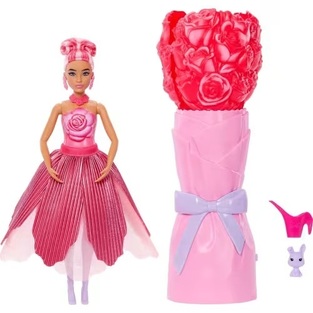 MATTEL ΚΟΥΚΛΑ BARBIE PETAL POP ΚΟΚΚΙΝΟ ΤΡΙΑΝΤΑΦΥΛΛΟ 861 01885