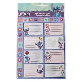 GIM ΕΤΙΚΕΤΕΣ ΤΕΤΡΑΔΙΩΝ ΜΕ ΑΥΤΟΚΟΛΛΗΤΑ HOT STAMPING LILO AND STITCH 771 30149