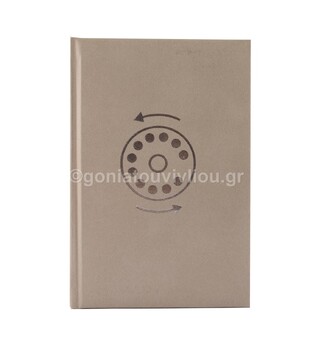 ΕΥΡΕΤΗΡΙΟ ΤΗΛΕΦΩΝΩΝ 14x21cm ALL TIMES ΔΕΡΜΑΤΙΝΗ 128φ ΓΚΡΙ ΠΟΛΥ ΑΝΟΙΧΤΟ 2007003 (THE WRITING FIELDS)
