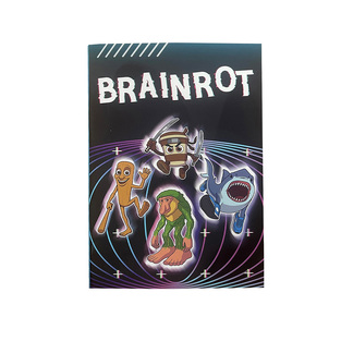 GIM ΤΕΤΡΑΔΙΟ ΚΑΡΦΙΤΣΑ 17x25cm 40φ TOIKIDO BRAINROT ΜΠΛΕ 343 10400