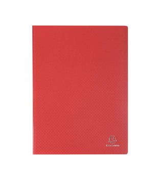 EXACOMPTA ΣΟΥΠΛ ΠΛΑΣΤΙΚΟ ΜΑΛΑΚΟ A4 (21x29,7cm) 60φ ΚΟΚΚΙΝΟ 8560