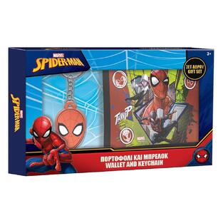 ΣΕΤ ΔΩΡΟΥ SPIDERMAN ΠΟΡΤΟΦΟΛΙ ΜΕ ΜΠΡΕΛΟΚ 508332