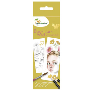 MANDARINE ΜΠΛΟΚ ΖΩΓΡΑΦΙΚΗΣ 6x20cm 24φ (ΣΕΛΙΔΟΔΕΙΚΤΕΣ) BOOK MARK WILD 25GY173