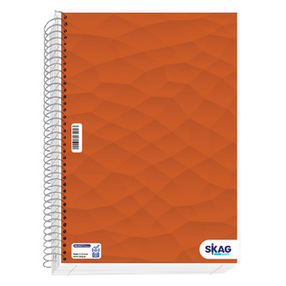 SKAG ΤΕΤΡΑΔΙΟ ΣΠΙΡΑΛ A4 (21x29,7cm) 1 ΘΕΜΑΤΟΣ 30φ UNIVERSITY LAMINATED ABSTRACT ΚΑΦΕ 231879