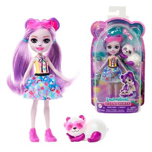 MATTEL ENCHANTIMALS GLAM PARTY PEMMA PANDA AND CLAMBER ΚΟΥΚΛΑ ΚΑΙ ΖΩΑΚΙ FNH22 / HNT58