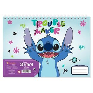 ΜΠΛΟΚ ΖΩΓΡΑΦΙΚΗΣ A4 (21x29,7cm) 30φ LILO AND STITCH TROUBLE MAKER 564998
