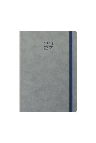 2027 ΗΜΕΡΟΛΟΓΙΟ ΗΜΕΡΗΣΙΟ 17x24cm KENYA ΓΚΡΙ ΑΝΟΙΧΤΟ ΜΕ ΛΑΣΤΙΧΟ ΚΑΙ ΣΤΥΛΟΘΗΚΗ 72294 (ΛΙΝΑΡΔΑΤΟΣ)