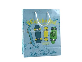 ΤΣΑΝΤΑ ΣΑΚΟΥΛΑ ΔΩΡΟΥ ΜΕΓΑΛΗ LARGE 26x32cm SKATEBOARD OHAKV