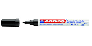 EDDING 4040 DECO MARKER ΜΑΡΚΑΔΟΡΟΣ ΑΝΕΞΙΤΗΛΟΣ ΓΙΑ ΔΙΑΚΟΣΜΗΣΗ ΜΑΥΡΟΣ