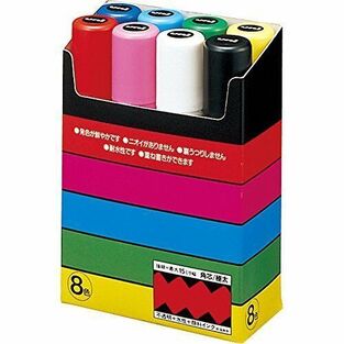 POSCA ΣΕΤ ΜΑΡΚΑΔΟΡΟΙ ΔΙΑΦΟΡΑ ΧΡΩΜΑΤΑ PC17K8C 8τεμ