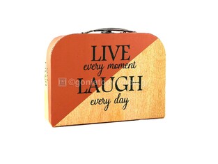 SPADI ΧΑΡΤΙΝΟ ΚΟΥΤΙ ΒΑΛΙΤΣΑΚΙ ΜΕΣΑΙΟ 25x18x9cm ΜΠΕΖ ΚΟΡΑΛΛΙ LIVE EVERY MOMENT 8024