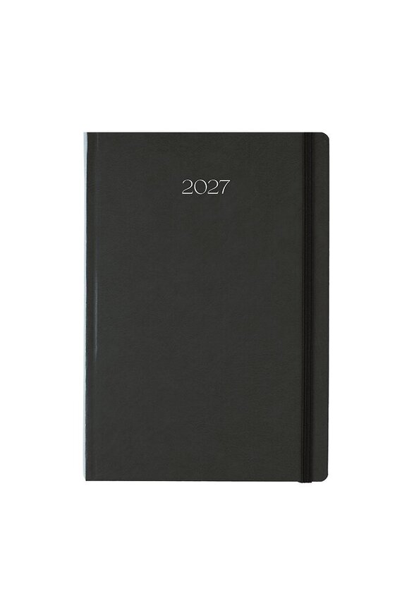 2027 ΗΜΕΡΟΛΟΓΙΟ ΗΜΕΡΗΣΙΟ 17x24cm ELEGANTA ΜΑΥΡΟ ΜΕ ΛΑΣΤΙΧΟ ΚΑΙ ΣΤΥΛΟΘΗΚΗ 72194 (ΛΙΝΑΡΔΑΤΟΣ)