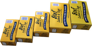 STEF LABELS ΕΤΙΚΕΤΕΣ ΚΡΕΜΑΣΤΕΣ No3 2,1x3,5cm ΜΑΤΣΑΚΙ 100τεμ