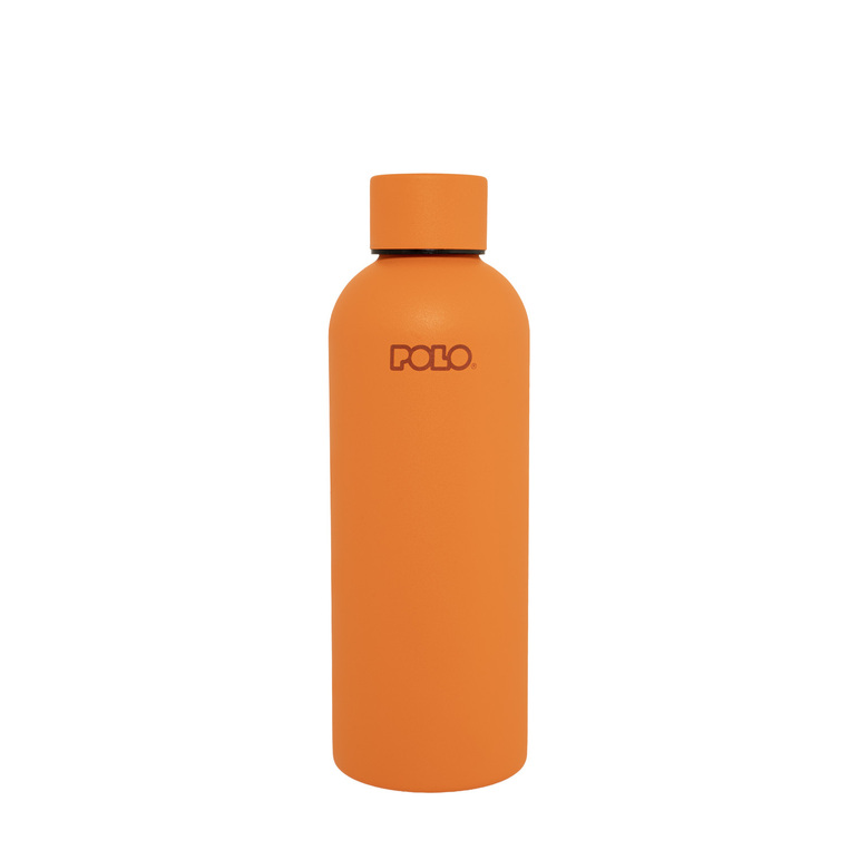 POLO ΠΑΓΟΥΡΙ ΜΠΟΥΚΑΛΙ ΘΕΡΜΟΣ STAINLESS STEEL 500ml SOLID ΠΟΡΤΟΚΑΛΙ 949034 7300