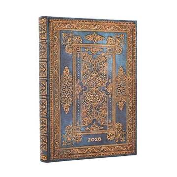 2026 ΗΜΕΡΟΛΟΓΙΟ ΗΜΕΡΗΣΙΟ PAPERBLANKS MIDI 13x18cm BLUE LUXE (ΣΚΛΗΡΟ ΕΞΩΦΥΛΛΟ) DE07518