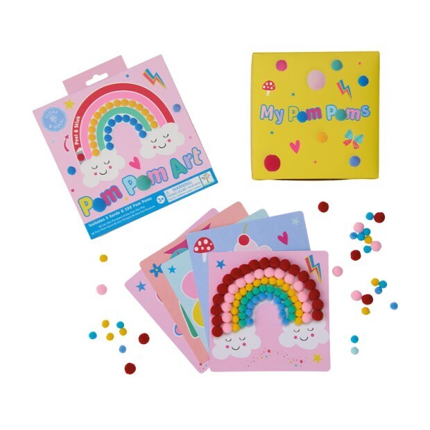 FLOSS AND ROCK POM POM ART ΚΑΤΑΣΚΕΥΗ ΜΕ ΠΟΜ ΠΟΜ RAINBOW 52P6266