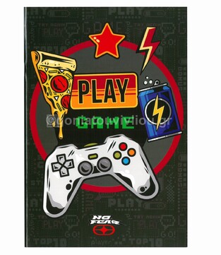 BACK ME UP NO FEAR ΤΕΤΡΑΔΙΟ ΚΑΡΦΙΤΣΑ 17x25cm 40φ PLAY GAME 34813400