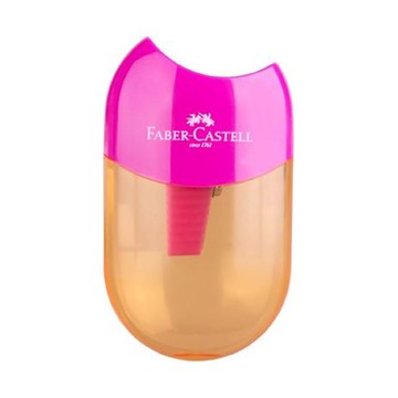 FABER CASTELL ΞΥΣΤΡΑ APPLE MINI SINGLE HOLE BOX ΦΟΥΞΙΑ 183515