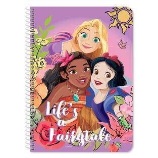 ΤΕΤΡΑΔΙΟ ΣΠΙΡΑΛ 17x25cm 2 ΘΕΜΑΤΩΝ 60φ PRINCESS LIFE IS A FAIRYTALE 562993