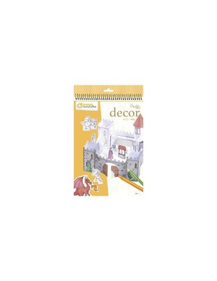 AVENUE MANDARINE GRAFFY DECOR ΜΠΛΟΚ ΖΩΓΡΑΦΙΚΗΣ ΜΕ ΚΑΤΑΣΚΕΥΕΣ 160gr 14φ ΜΕ ΣΧΕΔΙΟ ΚΑΣΤΡΟ GY135C