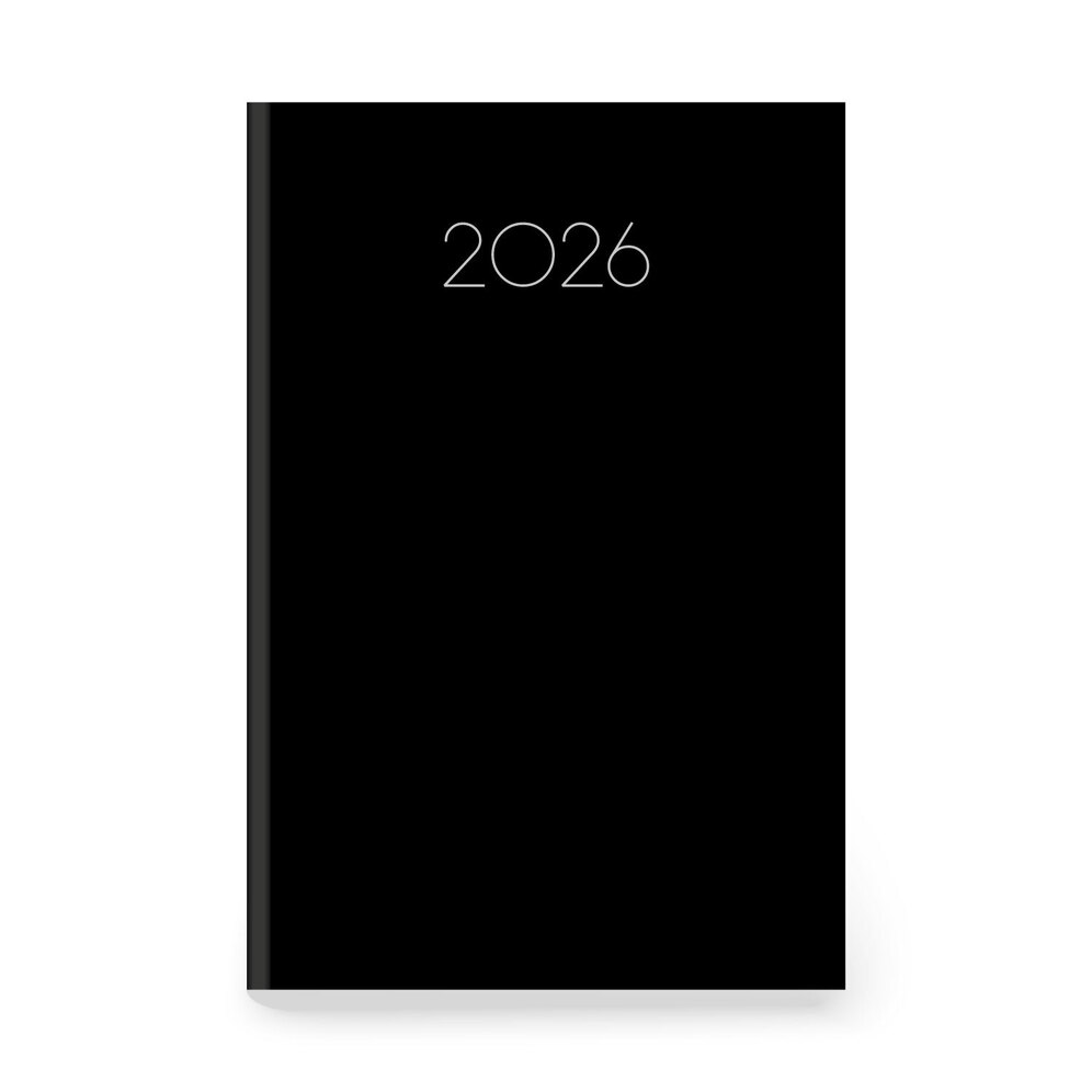 2026 ΗΜΕΡΟΛΟΓΙΟ ΗΜΕΡΗΣΙΟ SIMPLE 17x25cm ΜΑΥΡΟ 355765 (ΤΡΙΠΕΡΙΝΑ)