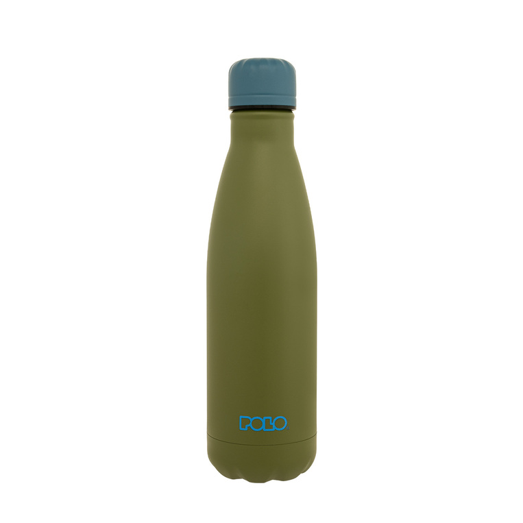 POLO ΠΑΓΟΥΡΙ ΜΠΟΥΚΑΛΙ ΘΕΡΜΟΣ STAINLESS STEEL 500ml DOS 4 ΧΑΚΙ ΜΕ ΜΠΛΕ ΚΑΠΑΚΙ 949004 6558