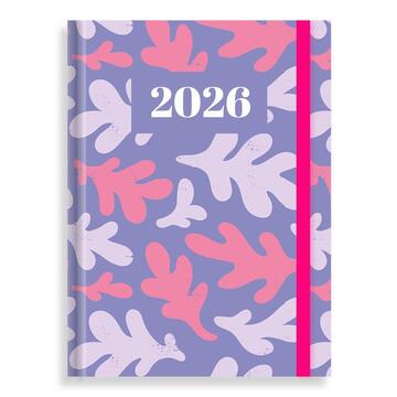 2026 ΗΜΕΡΟΛΟΓΙΟ ΗΜΕΡΗΣΙΟ 14x20cm RIVER ΜΕ ΛΑΣΤΙΧΟ ΜΩΒ 587115 (TESORO)