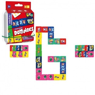 MIEREDU TRAVEL GAME ΕΠΙΤΡΑΠΕΖΙΟ ΠΑΙΧΝΙΔΙ DOMINOS 00496