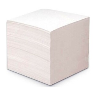 DASKALOU ΚΥΒΟΣ ΧΑΡΤΑΚΙΑ ΛΕΥΚΟΣ ΑΚΟΛΛΗΤΟΣ 9x9cm 500φ 60gr