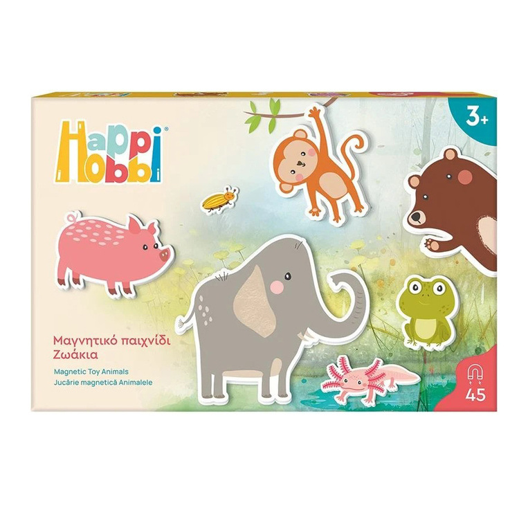 AS COMPANY ΕΚΠΑΙΔΕΥΤΙΚΟ ΠΑΙΧΝΙΔΙ HAPPIHOBBI MAGNET ΖΩΑΚΙΑ 64076