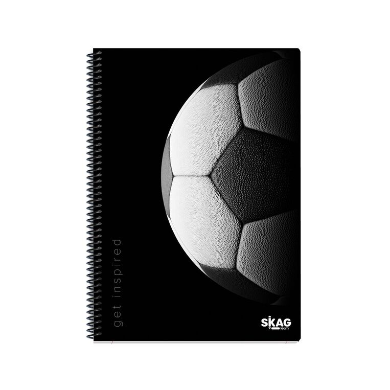 SKAG ΤΕΤΡΑΔΙΟ ΣΠΙΡΑΛ 17x25cm 3 ΘΕΜΑΤΩΝ 90φ SPORTY LIFE ΜΠΑΛΑ ΠΟΔΟΣΦΑΙΡΟΥ 312950