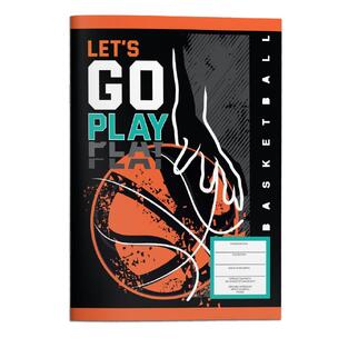 MUST ΤΕΤΡΑΔΙΟ ΚΑΡΦΙΤΣΑ 17x25cm 40φ BASKETBALL LETS GO PLAY 584845