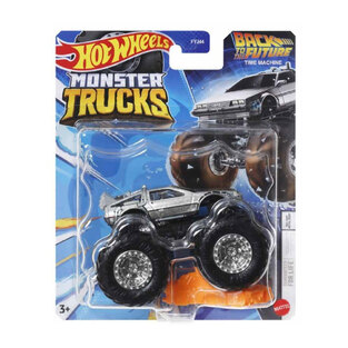 MATTEL HOT WHEELS MONSTER TRUCKS BACK TO THE FUTURE TIME MACHINE FYJ44