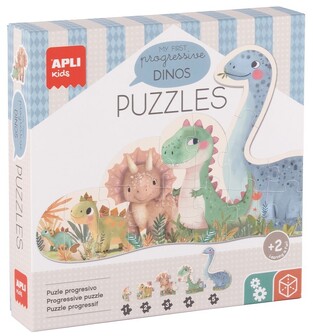 APLI KIDS MY FIRST PUZZLES DINOSAURS ΠΑΖΛ ΔΕΙΝΟΣΑΥΡΟΙ 20124