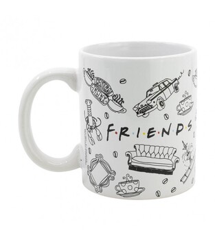 STOR ΚΕΡΑΜΙΚΗ ΚΟΥΠΑ ΣΕ ΚΟΥΤΙ FRIENDS ΑΣΠΡΗ 00683