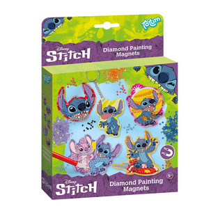 TOTUM DIAMOND PAINTING MAGNETS ΚΑΤΑΣΚΕΥΗ ΜΕ ΧΑΝΤΡΕΣ ΜΑΓΝΗΤΑΚΙΑ LILO AND STITCH 70086