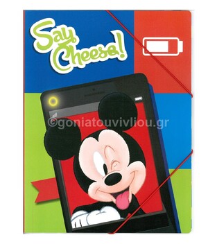 GIM ΠΛΑΣΤΙΚΟΣ ΦΑΚΕΛΟΣ ΝΤΟΣΙΕ ΜΕ ΛΑΣΤΙΧΟ A4 MICKEY 73515